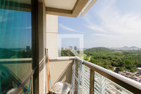 Varanda da Sala de kitnet/studio para alugar com 1 quarto, 38m² em Jacarepaguá, Rio de Janeiro