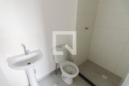 Banheiro da Suíte de apartamento para alugar com 1 quarto, 27m² em Barra Funda, São Paulo