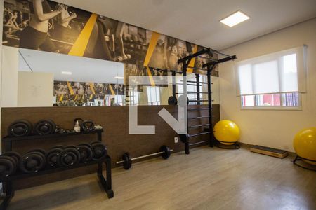 Apartamento para alugar com 28m², 1 quarto e sem vaga Apartamento para alugar com 28m², 1 quarto e sem vagaÁrea comum - Academia