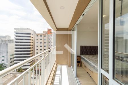 Studio para alugar com 26m², 1 quarto e sem vagavaranda