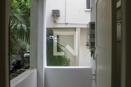 Varanda do Quarto de apartamento para alugar com 1 quarto, 50m² em Leblon, Rio de Janeiro