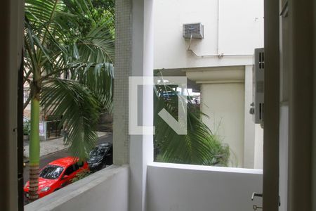 Varanda do Quarto de apartamento para alugar com 1 quarto, 50m² em Leblon, Rio de Janeiro