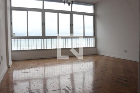 Sala de apartamento para alugar com 3 quartos, 90m² em Itararé, São Vicente