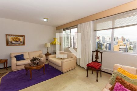 Sala de Estar de apartamento para alugar com 4 quartos, 180m² em Batel, Curitiba