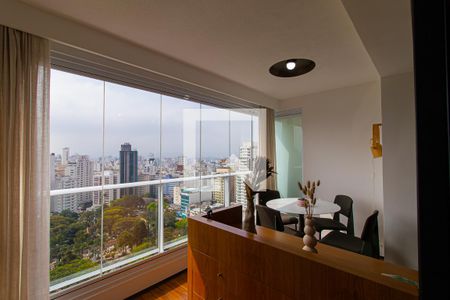 Varanda de apartamento à venda com 1 quarto, 55m² em Consolação, São Paulo