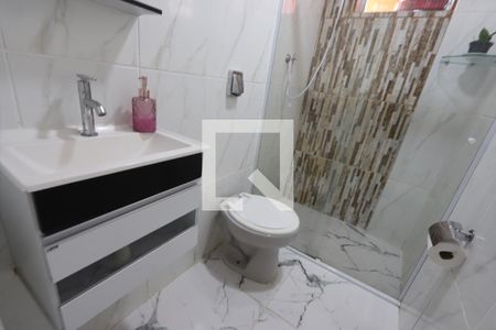 Banheiro de kitnet/studio para alugar com 1 quarto, 18m² em Sapopemba, São Paulo