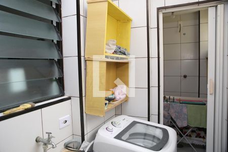 Area de serviço de apartamento para alugar com 2 quartos, 85m² em Caiçara, Praia Grande