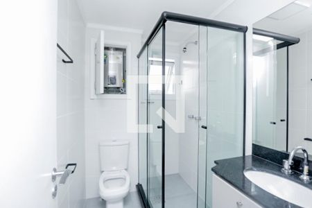 Banheiro de apartamento para alugar com 1 quarto, 30m² em Farroupilha, Porto Alegre