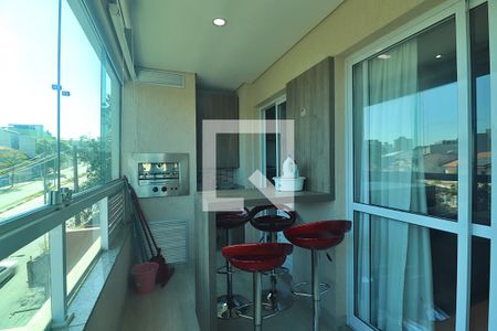 Varanda gourmet de apartamento à venda com 2 quartos, 67m² em Bangú, Santo André