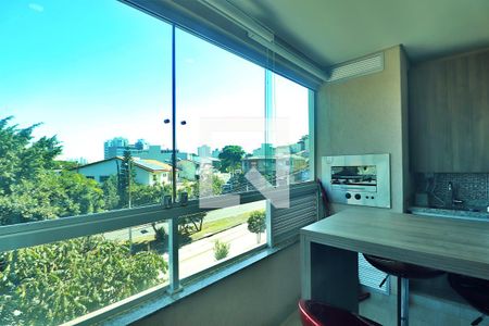 Varanda gourmet de apartamento à venda com 2 quartos, 67m² em Bangú, Santo André