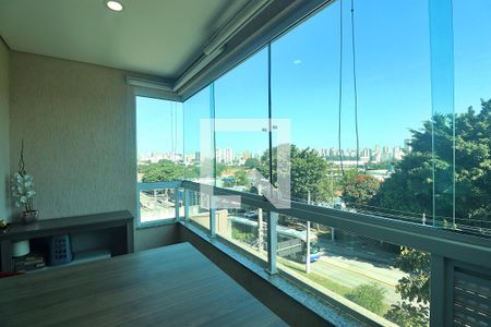 Varanda gourmet de apartamento à venda com 2 quartos, 67m² em Bangú, Santo André