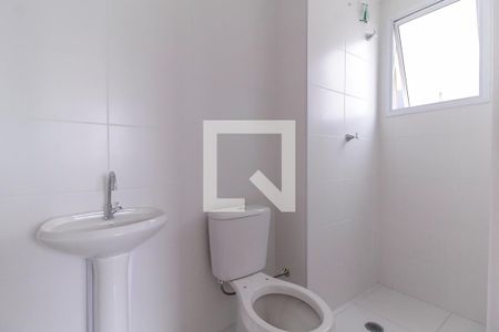 Banheiro da Suíte de apartamento à venda com 1 quarto, 28m² em Jardim Adutora, São Paulo