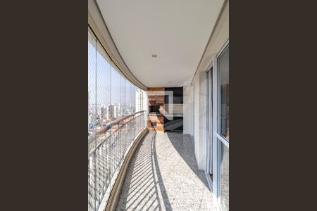 Varanda Gourmet da Sala de apartamento à venda com 3 quartos, 133m² em Ipiranga, São Paulo