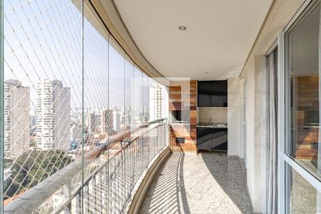 Varanda Gourmet da Sala de apartamento à venda com 3 quartos, 133m² em Ipiranga, São Paulo
