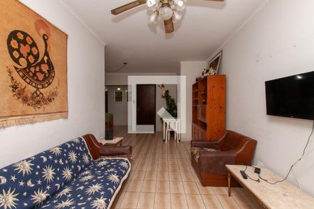 Sala de apartamento para alugar com 3 quartos, 130m² em Jardim Las Palmas, Guarujá