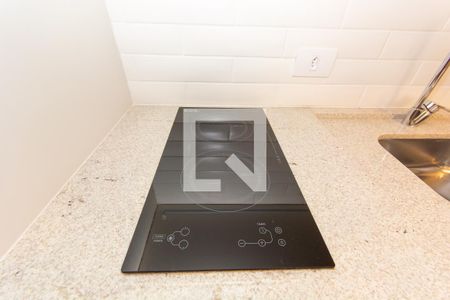 Apartamento para alugar com 25m², 1 quarto e sem vagaDetalhe da cozinha