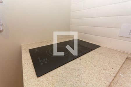 Apartamento para alugar com 25m², 1 quarto e sem vagaDetalhe da cozinha