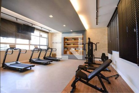 Apartamento para alugar com 35m², 1 quarto e sem vaga Apartamento para alugar com 35m², 1 quarto e sem vagaAcademia