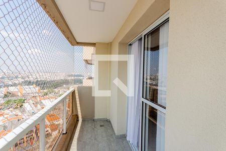 Varanda da Sala de apartamento à venda com 3 quartos, 96m² em Campestre, Santo André