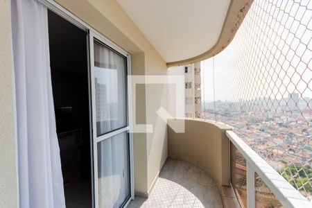 Varanda da Sala de apartamento à venda com 3 quartos, 96m² em Campestre, Santo André