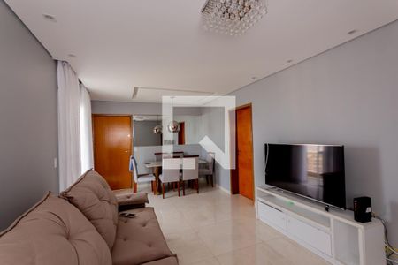 Sala de apartamento à venda com 3 quartos, 96m² em Campestre, Santo André