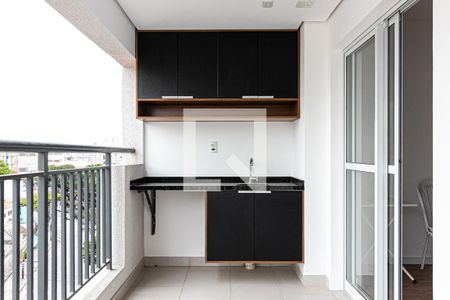Varanda gourmet de apartamento à venda com 2 quartos, 63m² em Vila Guilhermina, São Paulo
