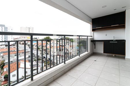 Varanda gourmet de apartamento à venda com 2 quartos, 63m² em Vila Guilhermina, São Paulo