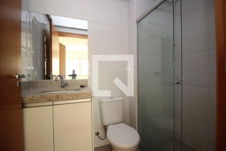 Banheiro da Suíte de apartamento para alugar com 1 quarto, 35m² em Norte , Brasília