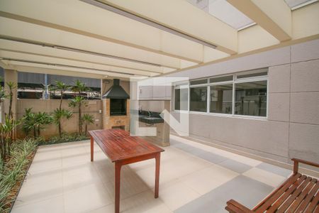 Studio à venda com 33m², 1 quarto e 1 vagaChurrasqueira