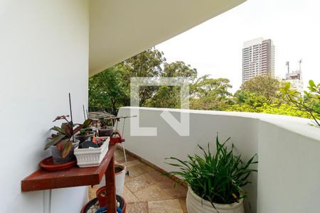 Varanda da Sala de apartamento à venda com 4 quartos, 207m² em Santo Amaro, São Paulo