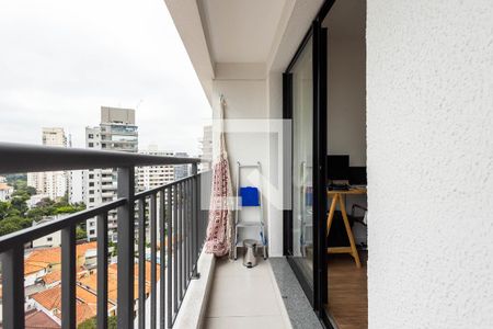 Varanda de apartamento à venda com 1 quarto, 30m² em Sumaré, São Paulo