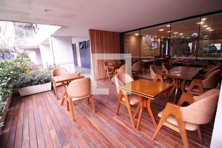 Área comum - Restaurante de apartamento para alugar com 1 quarto, 50m² em Humaitá, Rio de Janeiro