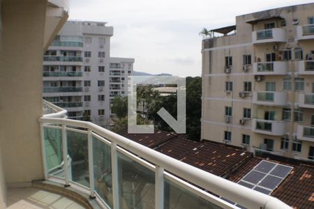 Varanda da Sala de apartamento para alugar com 2 quartos, 65m² em Taquara, Rio de Janeiro