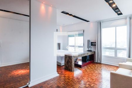 Sala de apartamento para alugar com 1 quarto, 40m² em Boa Vista, Porto Alegre