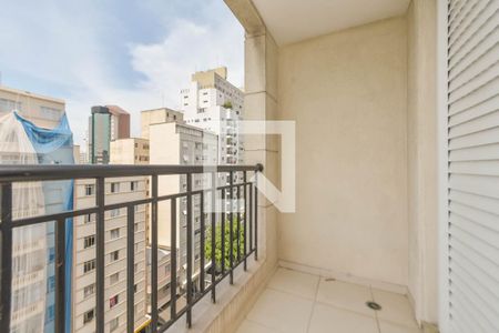 Varanda de apartamento para alugar com 1 quarto, 44m² em Higienópolis, São Paulo