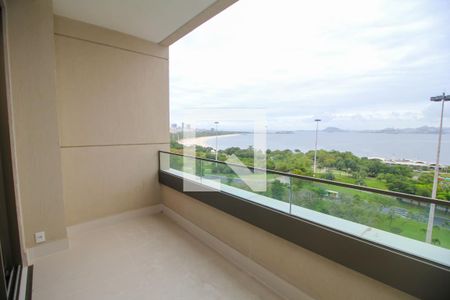 Varanda da Sala de apartamento à venda com 3 quartos, 159m² em Flamengo, Rio de Janeiro