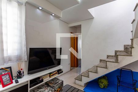 Sala de apartamento à venda com 2 quartos, 78m² em Vila Humaitá, Santo André