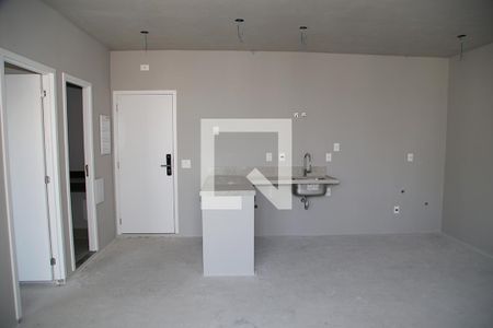 Sala/Cozinha de apartamento à venda com 1 quarto, 44m² em Jardim Paulista, São Paulo