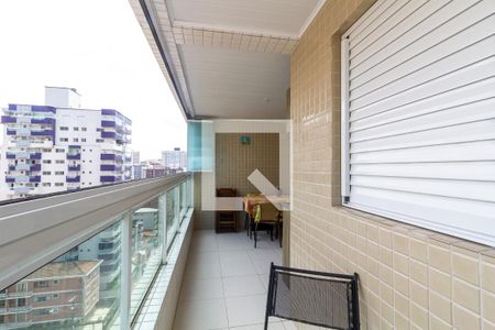 Varanda de apartamento para alugar com 3 quartos, 125m² em Canto do Forte, Praia Grande