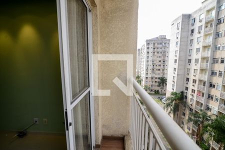 Varanda da Sala de apartamento para alugar com 2 quartos, 46m² em São Cristóvão, Rio de Janeiro