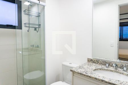 Studio para alugar com 30m², 1 quarto e sem vaga Studio para alugar com 30m², 1 quarto e sem vagaBanheiro