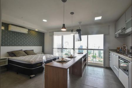 Studio de apartamento para alugar com 1 quarto, 34m² em Brooklin Paulista, São Paulo