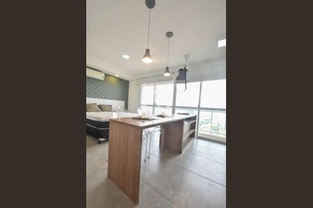 Sala de apartamento para alugar com 1 quarto, 34m² em Brooklin Paulista, São Paulo