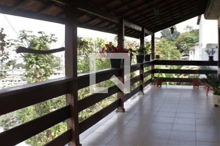 Varanda da Sala de casa de condomínio à venda com 5 quartos, 420m² em Pechincha, Rio de Janeiro