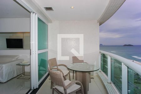 Varanda da Sala de apartamento para alugar com 2 quartos, 97m² em Barra da Tijuca, Rio de Janeiro
