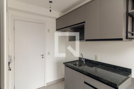 Cozinha de kitnet/studio para alugar com 1 quarto, 26m² em Centro, São Paulo