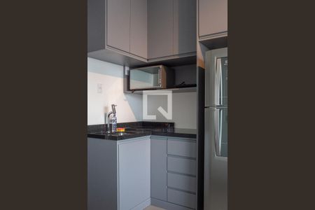 Quarto e Cozinha de kitnet/studio à venda com 1 quarto, 23m² em Perdizes, São Paulo