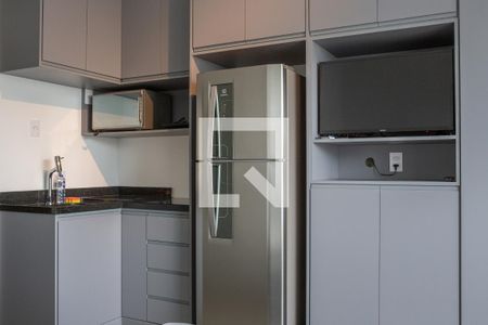 Quarto e Cozinha de kitnet/studio para alugar com 1 quarto, 23m² em Perdizes, São Paulo