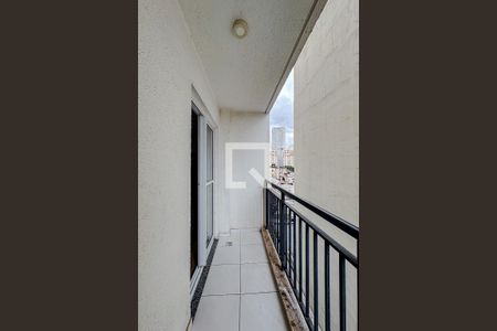 Varanda da Sala de apartamento para alugar com 1 quarto, 28m² em Brás, São Paulo