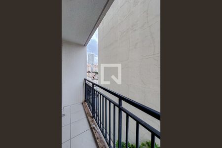 Varanda da Sala de apartamento para alugar com 1 quarto, 28m² em Brás, São Paulo